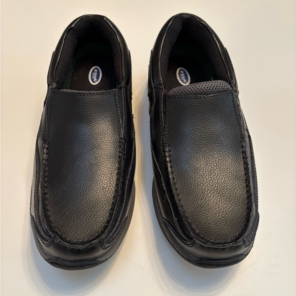 Dr Scholls SlipOn Comfort Loafers Boat Shoes Mens Size 9.5 Black Cushy Sole